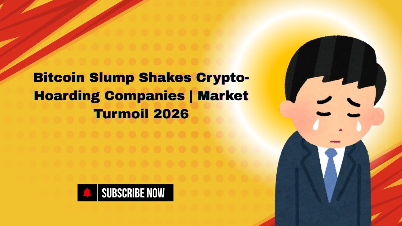 Bitcoin Slump Shakes Crypto-Hoarding Companies | Market Turmoil 2026