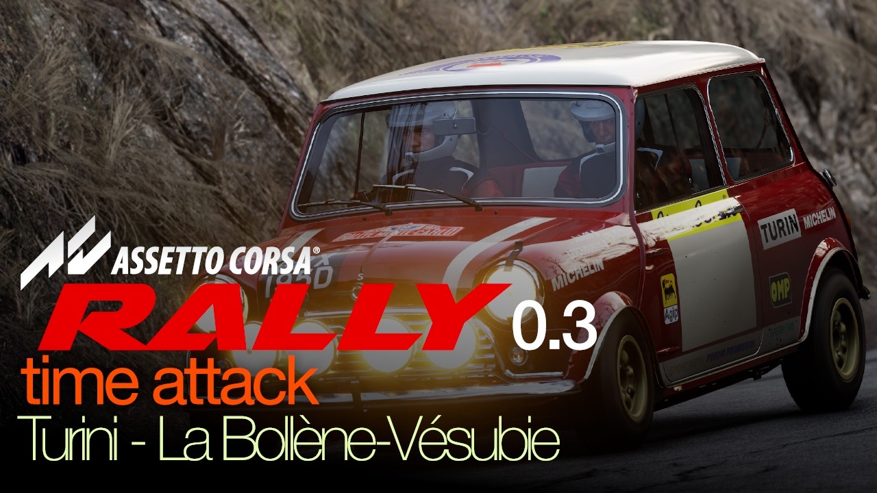 Assetto Corsa Rally v0.3 – Mini Cooper S Gr.2 | Turini - La Bollène–Vésubie (Replay+Setup)