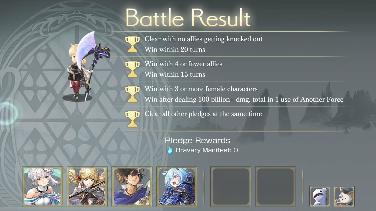 [Another Eden] Sin Divider 4T - Challenge difficulty