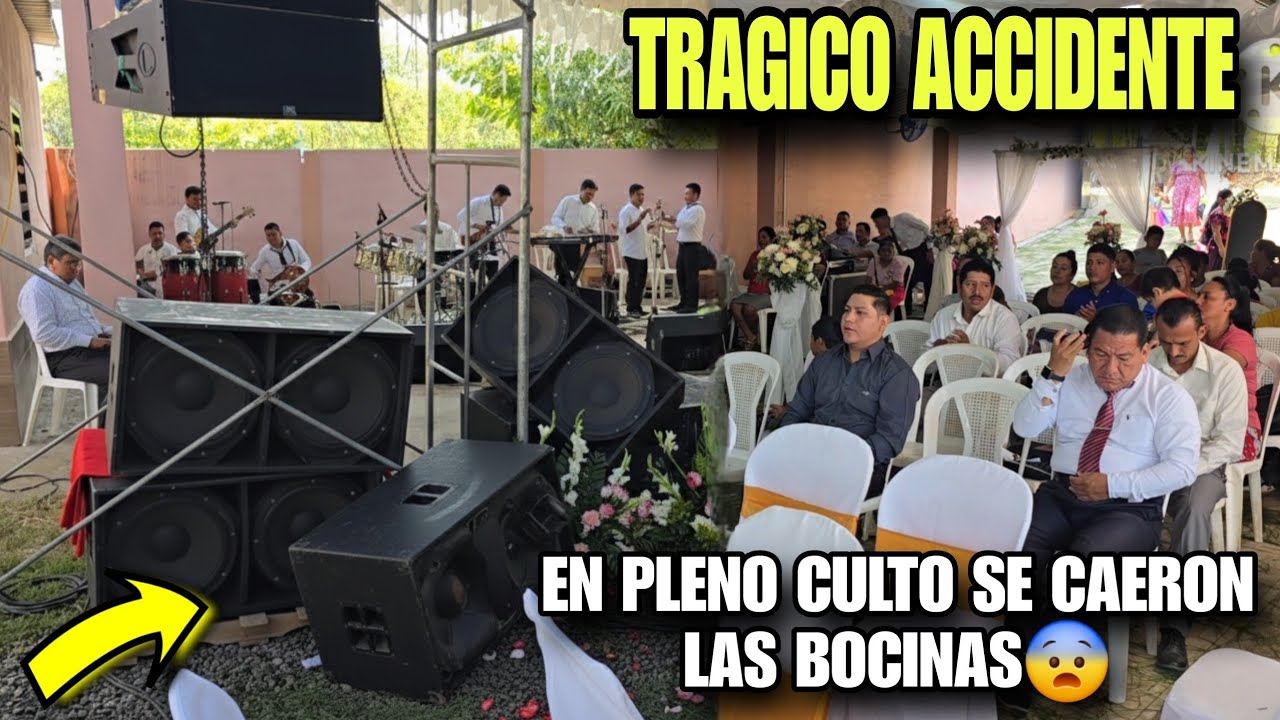 🚨Urg3nte Se Caeron Todas Las Bocinas Del Grupo En Pleno Culto😰Miren Como Quedo Todo Destruido😢