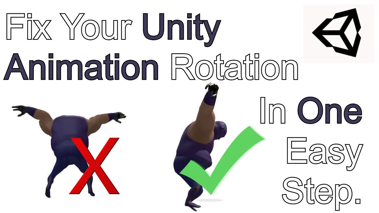 How to Fix Animation Rotation in Unity - It's Simple