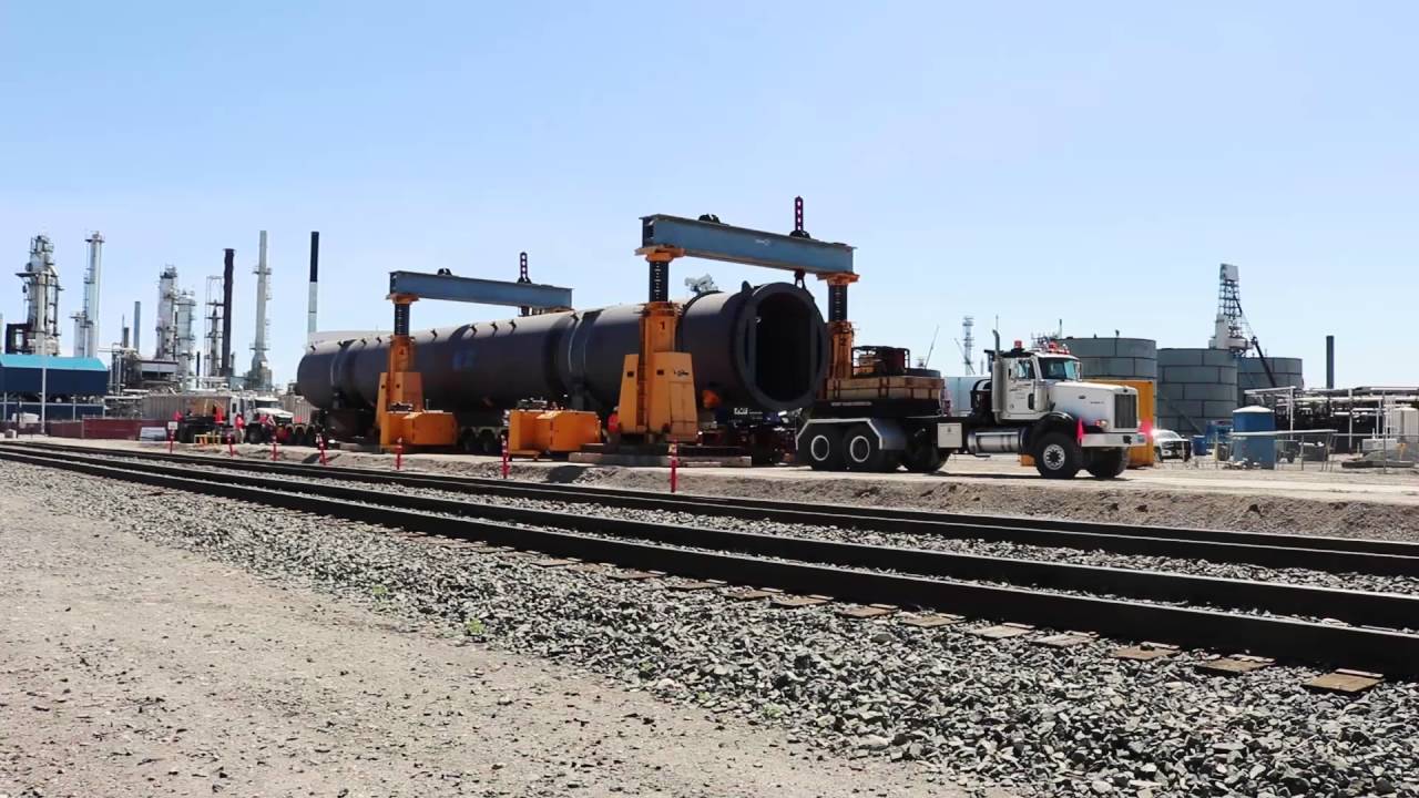 Energy Crane & Rigging - (4) 1 Million Pound Reactors - Gantry & Heavy Haul Project