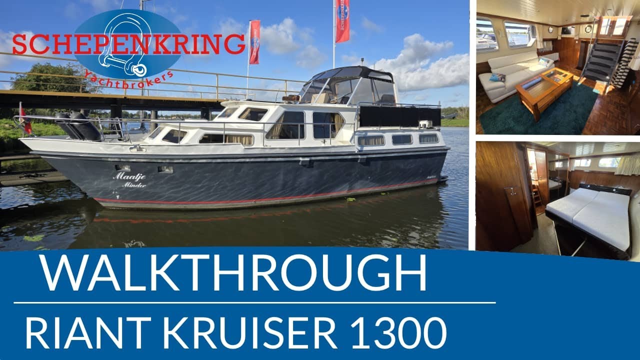 Riant kruiser for sale Walktrough | Schepenkring jachtmakelaars | Krekelberg Nautic