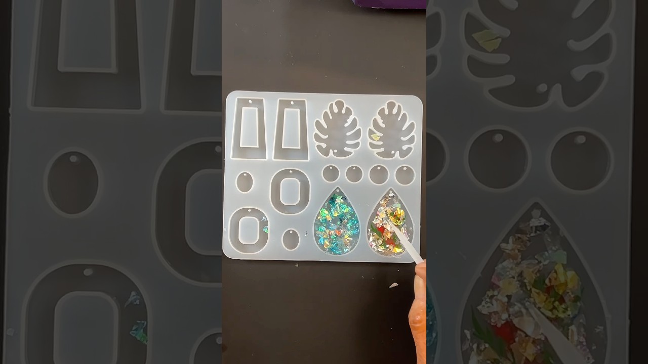 Let&rsquo;s UV Resin Kit Jewelry #uvresin #resinkeychain #resinjewelry