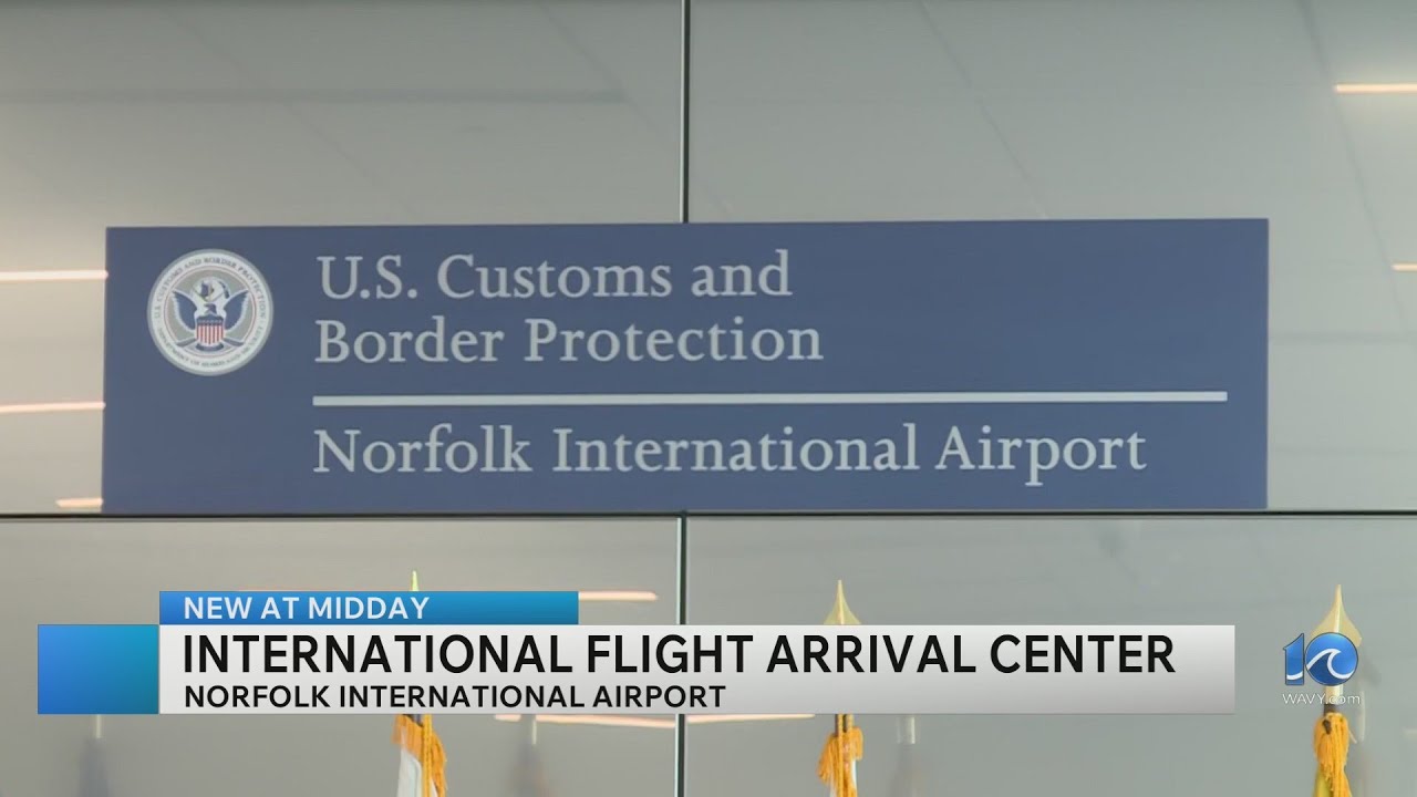 Norfolk International Airport unveils new International Flight Arrival Center