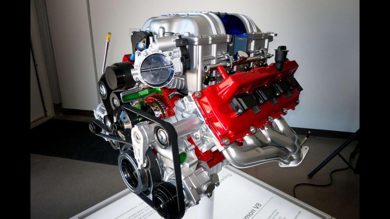 797HP Challenger Redeye and Demon Supercharged HEMI V8 Engine at Chicago Auto Show [4K]