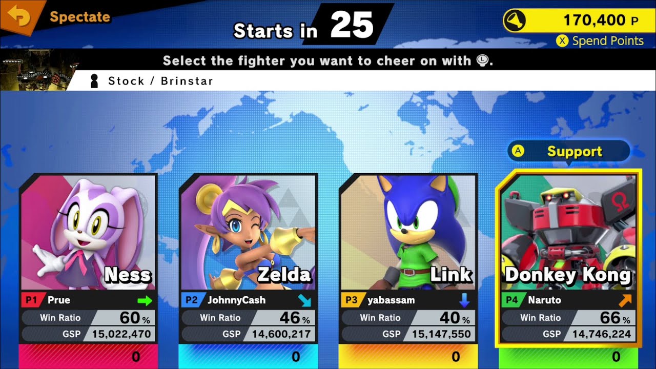 SSBU Online Spectator Mode with Special Characters Quickie 1/11/26