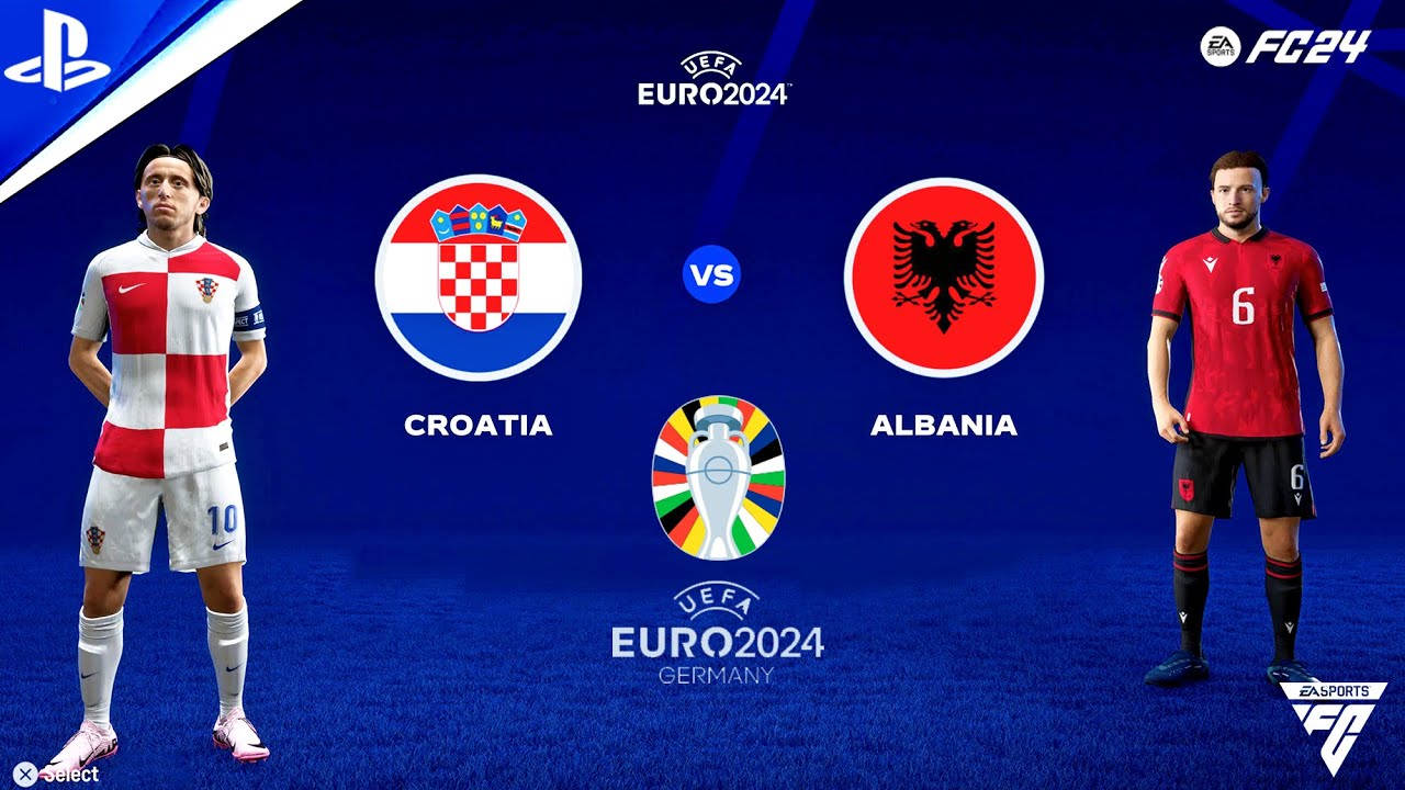 FC 24 - Croatia vs Albania - UEFA EURO 2024 Group Stage Match Day 2 | PS5™ Gameplay 4K HDR
