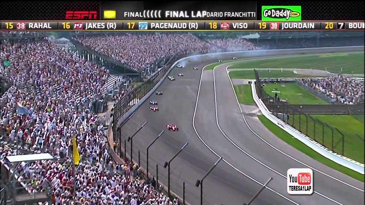 2012 Indianapolis 500 finish