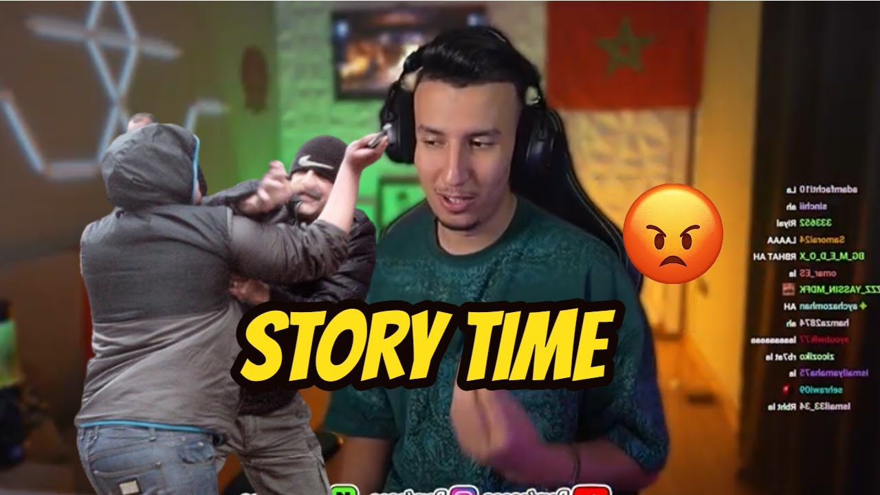 story time bougassaa ضربوه راسو  - kick Maroc