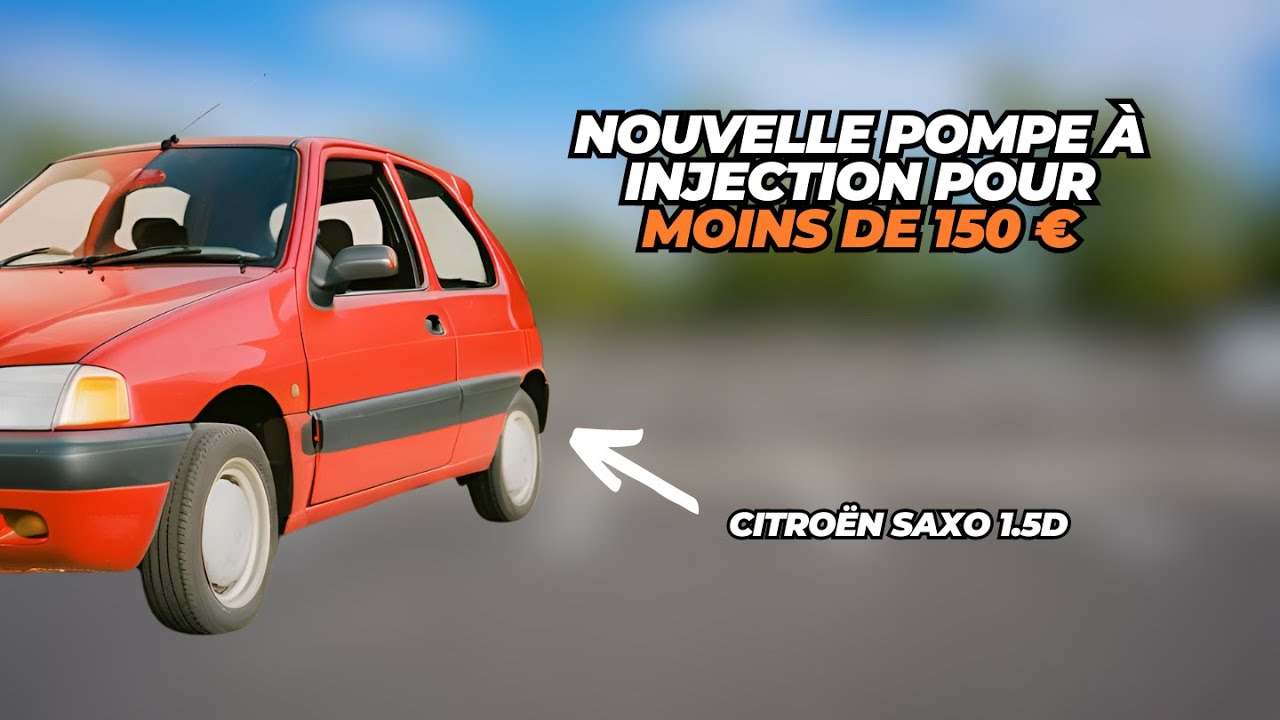 Réparer une pompe à injection pour moins de 150€ (même si tu n'y connais rien) | Citroën Saxo 1.5d