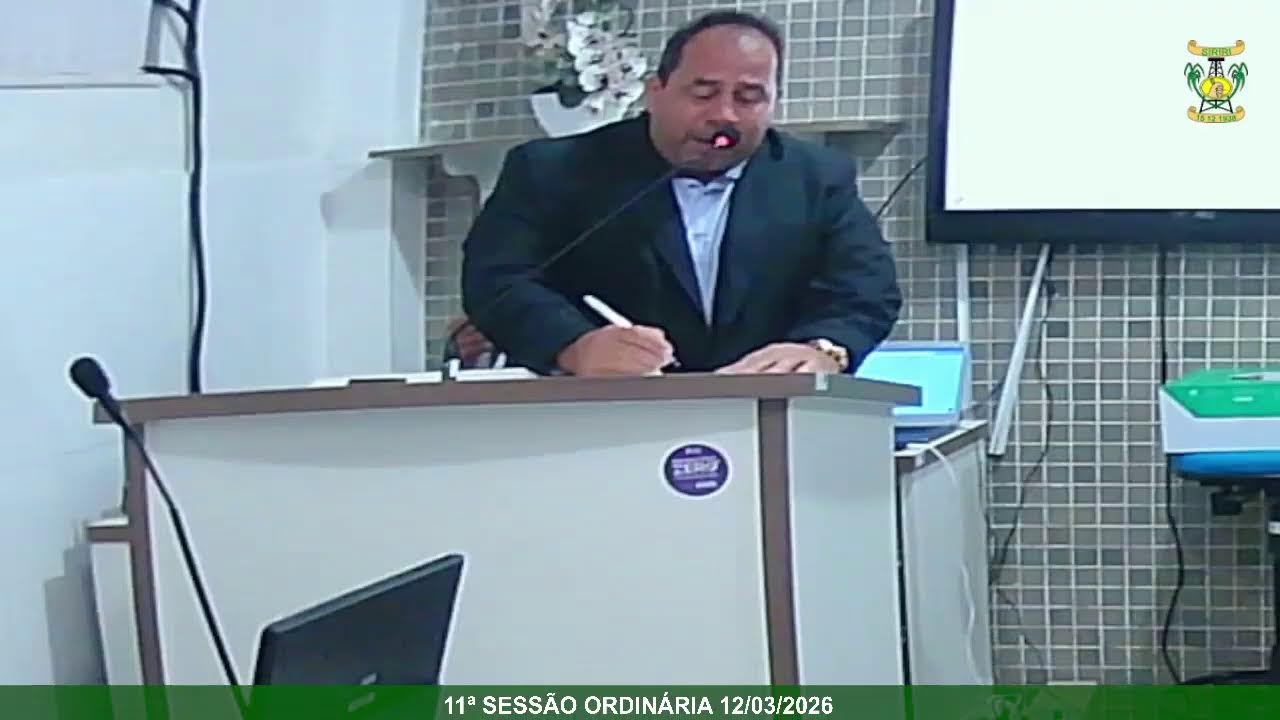 11ª SESSÃO ORDINÁRIA 12/03/2026