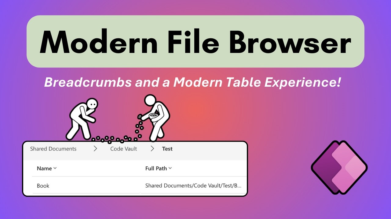Power Apps File Browser with Breadcrumb Navigation!