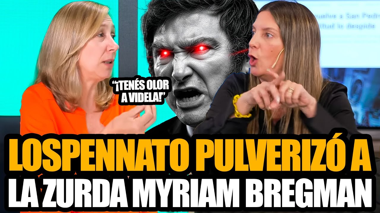 LOSPENNATO PULVERIZÓ A MYRIAM BREGMAN
