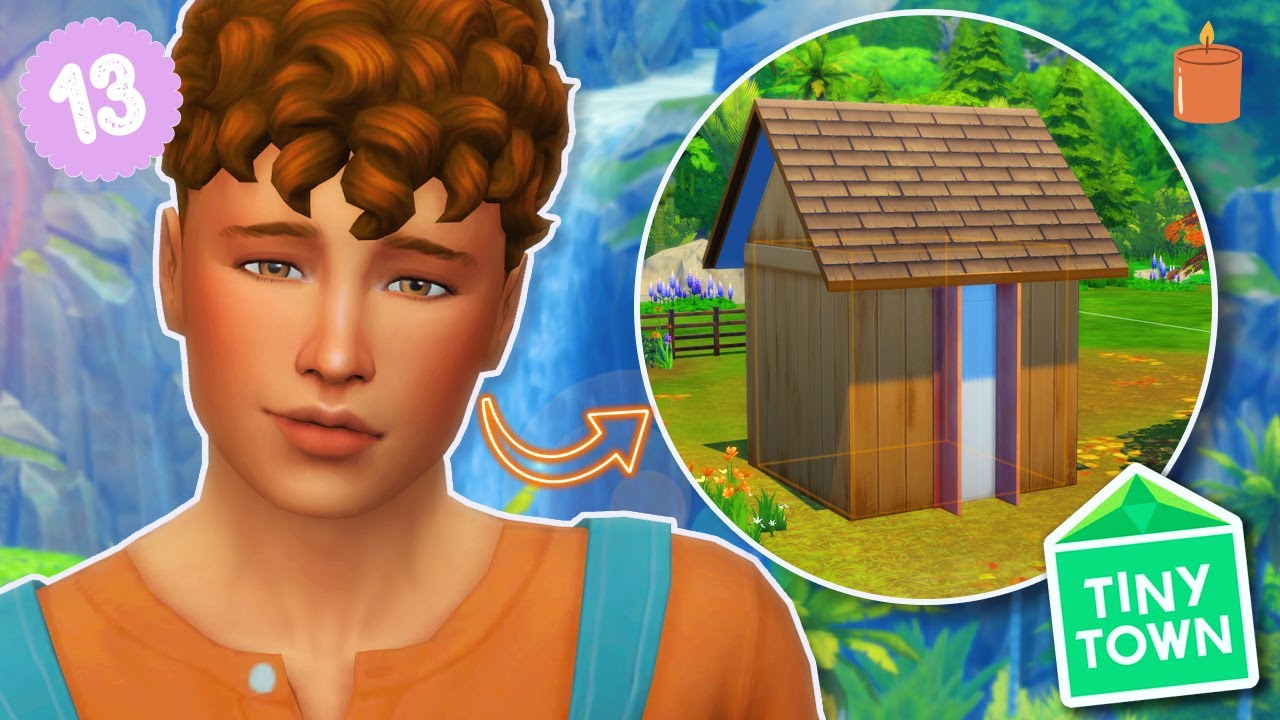 ¡LLEGA UN VECINO ABANDONADO! 🕯️ TINY TOWN CHALLENGE (13)  // LOS SIMS 4