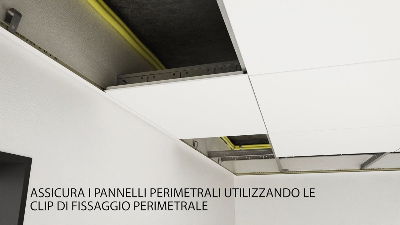 Rockfon® System T24 X DLC™ | Installazione di sistemi a soffitto