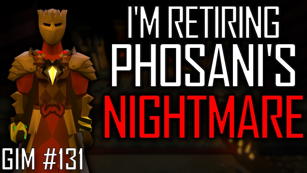 I RETIRE Nightmare, Nightmare Doesn't Retire Me | OSRS Ironman