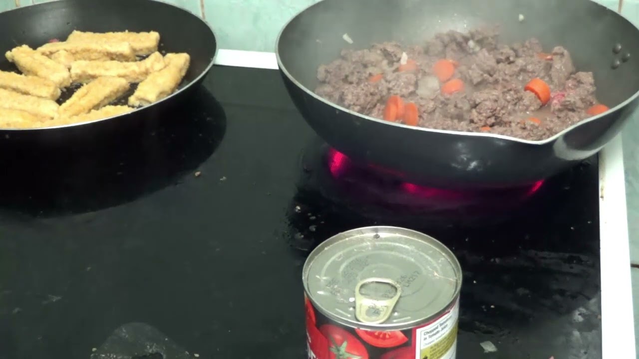 Bolognese On Fish Fingers