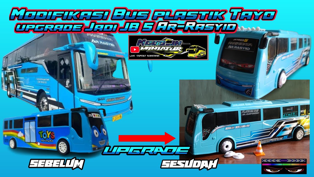 Modifikasi Bus plastik menjadi JB 5 Ar - Rasyid