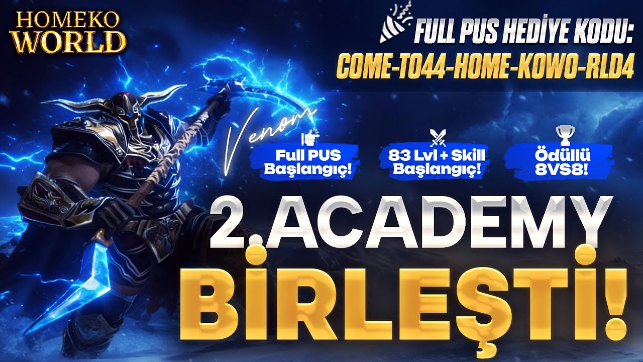 HomekoWorld 3.Ayında Binlerce Oyuncuyla Birleşti! | Full PUS Hediye! | Ödüllü Turnuvalar! | #hkw #ko