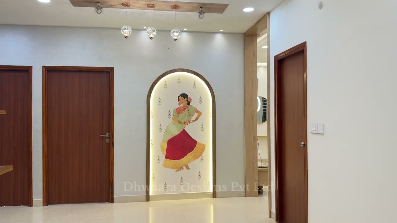 3BHK Modern Home Interior Design Tour | The Auro Reality Pristine by Dhwaara Interiors | Hyderabad