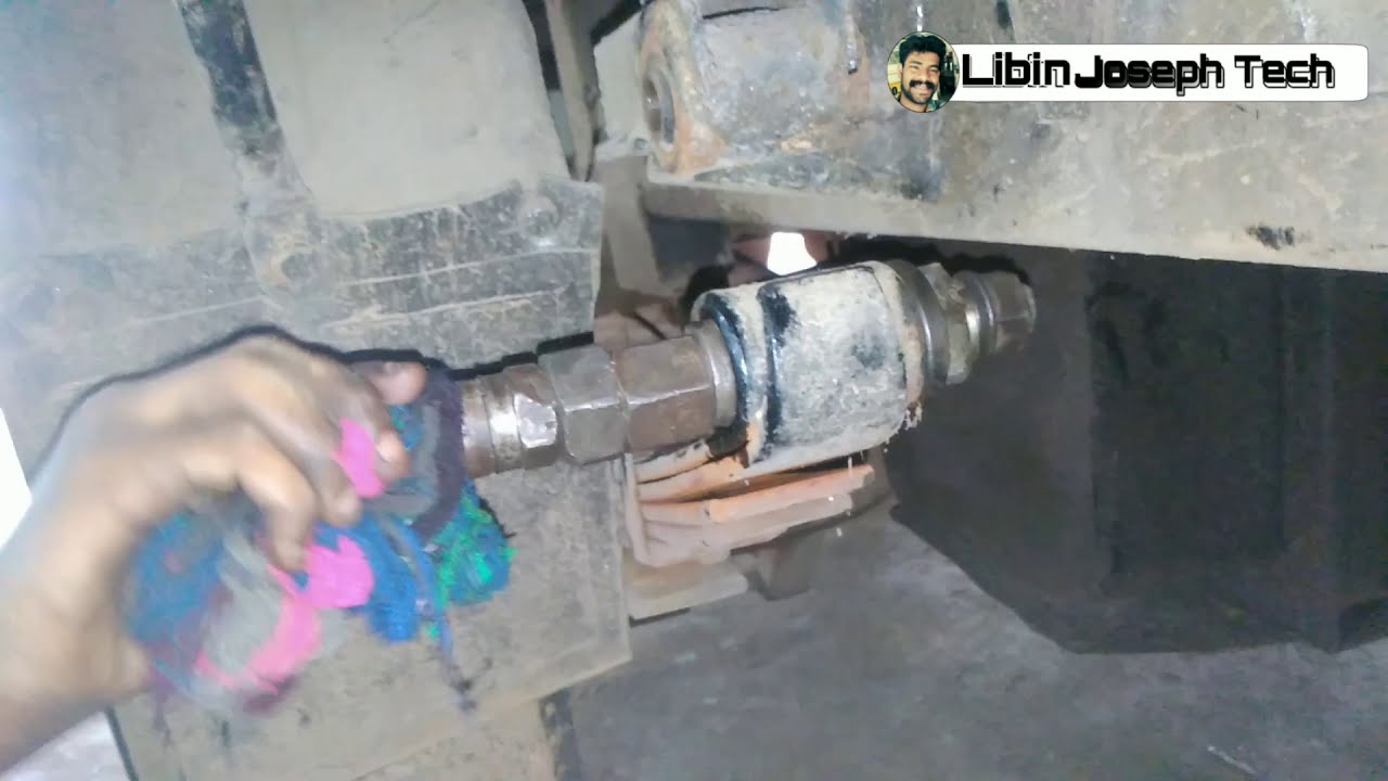 Mahindra pickup l Center Block Leaf Spring Bush changing