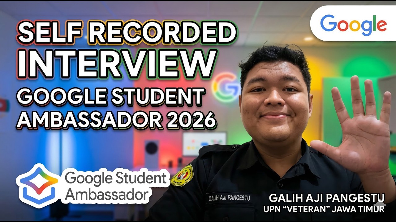 Galih Aji Pangestu - Kandidat Google Student Ambassador 2026 Indonesia - UPN 