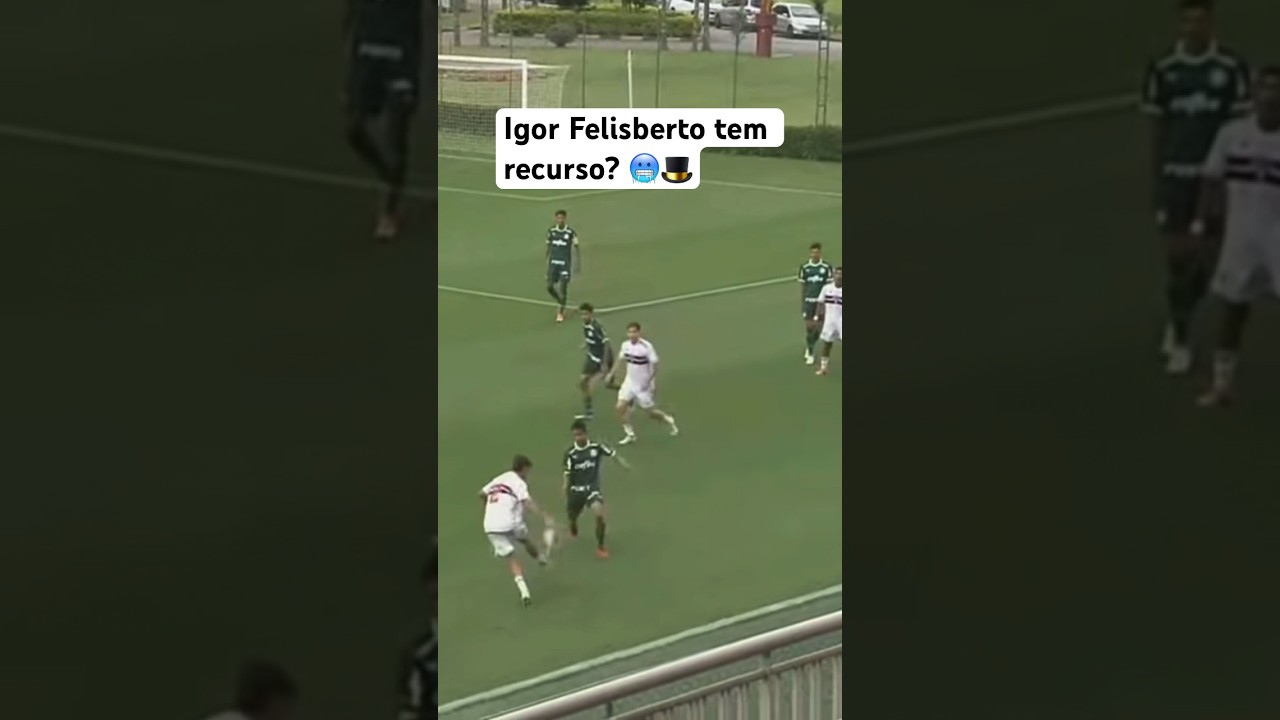 Video: drible humilhante de Igor Felisberto, lateral direito do time Sub-17 do S&atilde;o Paulo