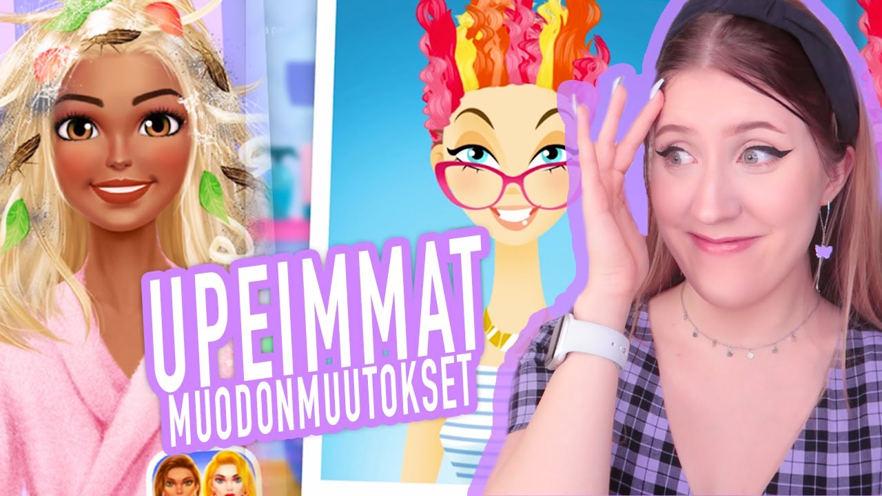 Testaan OUTOJA MOBIILIPELEJÄ📲👾( Makeover Pelejä) | Cessun Testaukset
