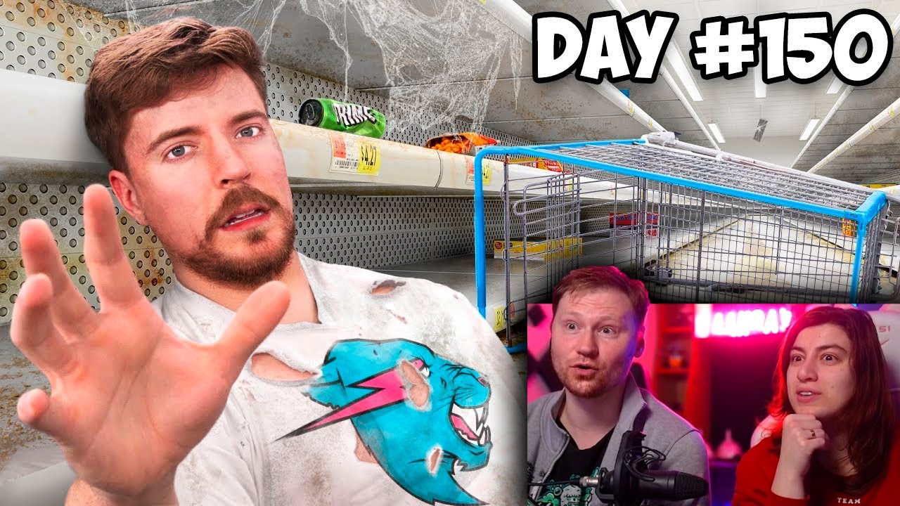 $10,000 За Каждый День Пережитый в Продуктовом | РЕАКЦИЯ на MrBeast