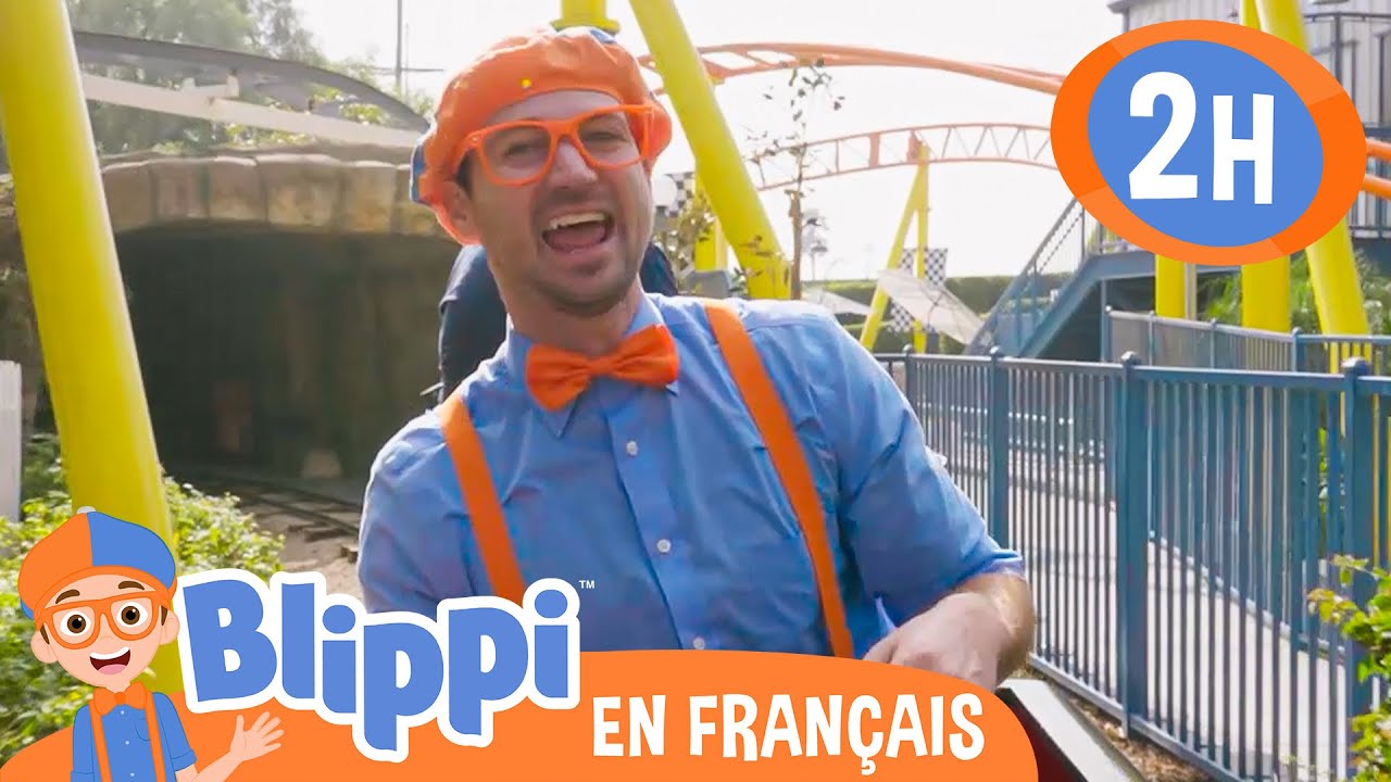 Blippi au parc d'attraction d'Adventure City | Blippi en français | Vidéos éducatives pour enfants
