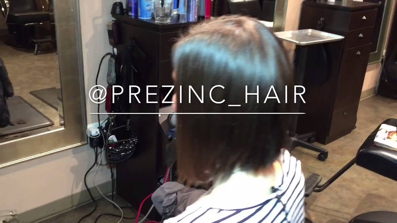 How to cut an aline bob haircut