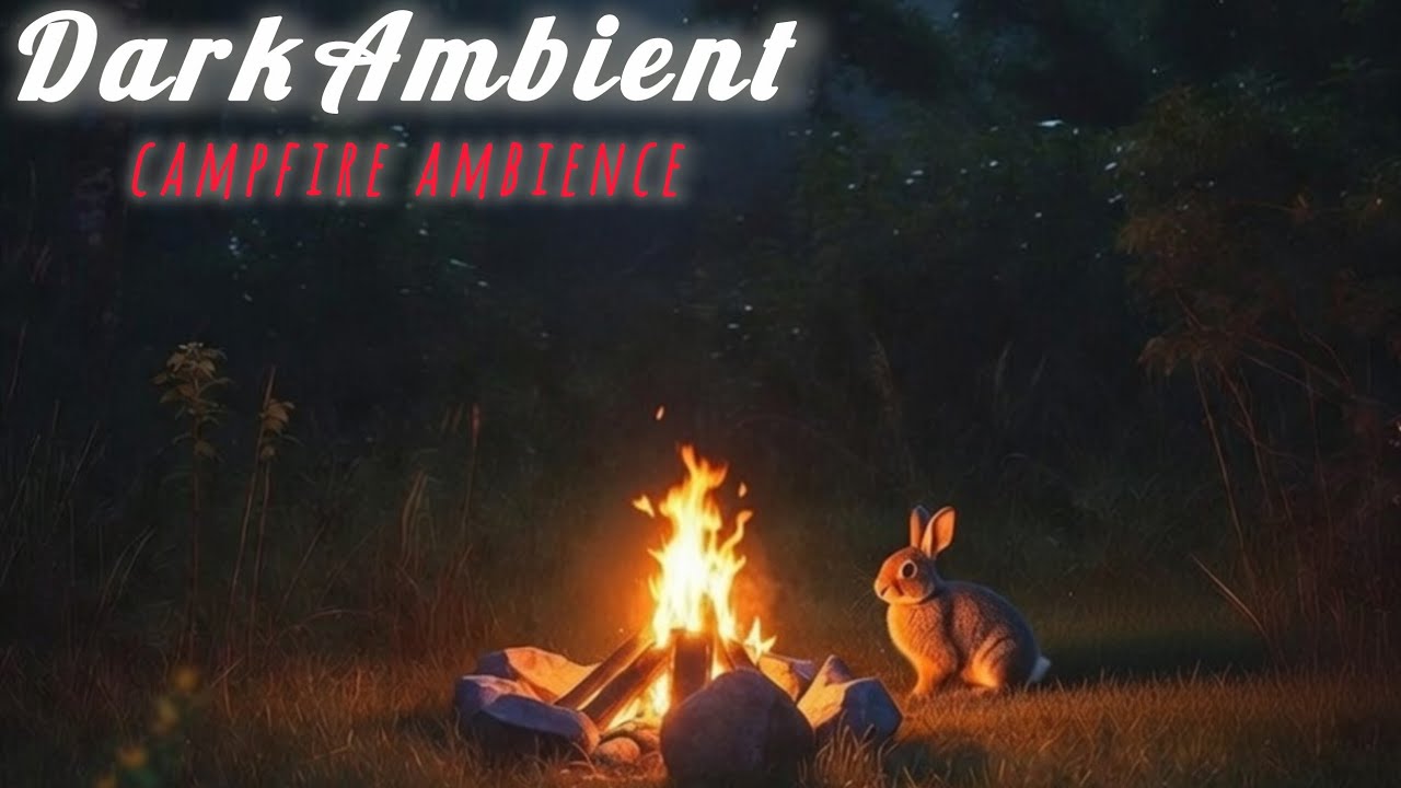 Night Forest Campfire Ambient | Chill Meditation Music for Deep Relaxation