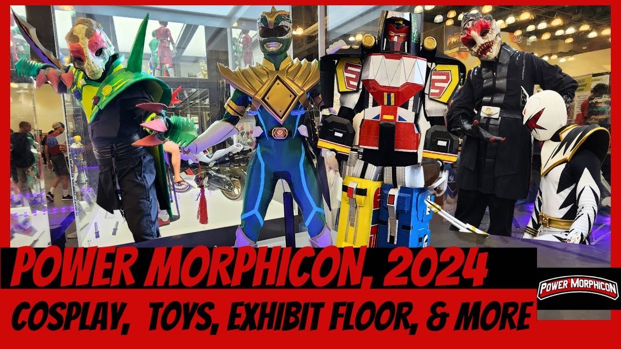 Power Morphicon 2024 Power Rangers Cosplay, Toys & More