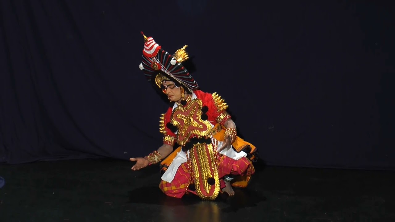 Yakshagana navarasa demonstration. by Guru Bannanje Sanjeeva suvarna