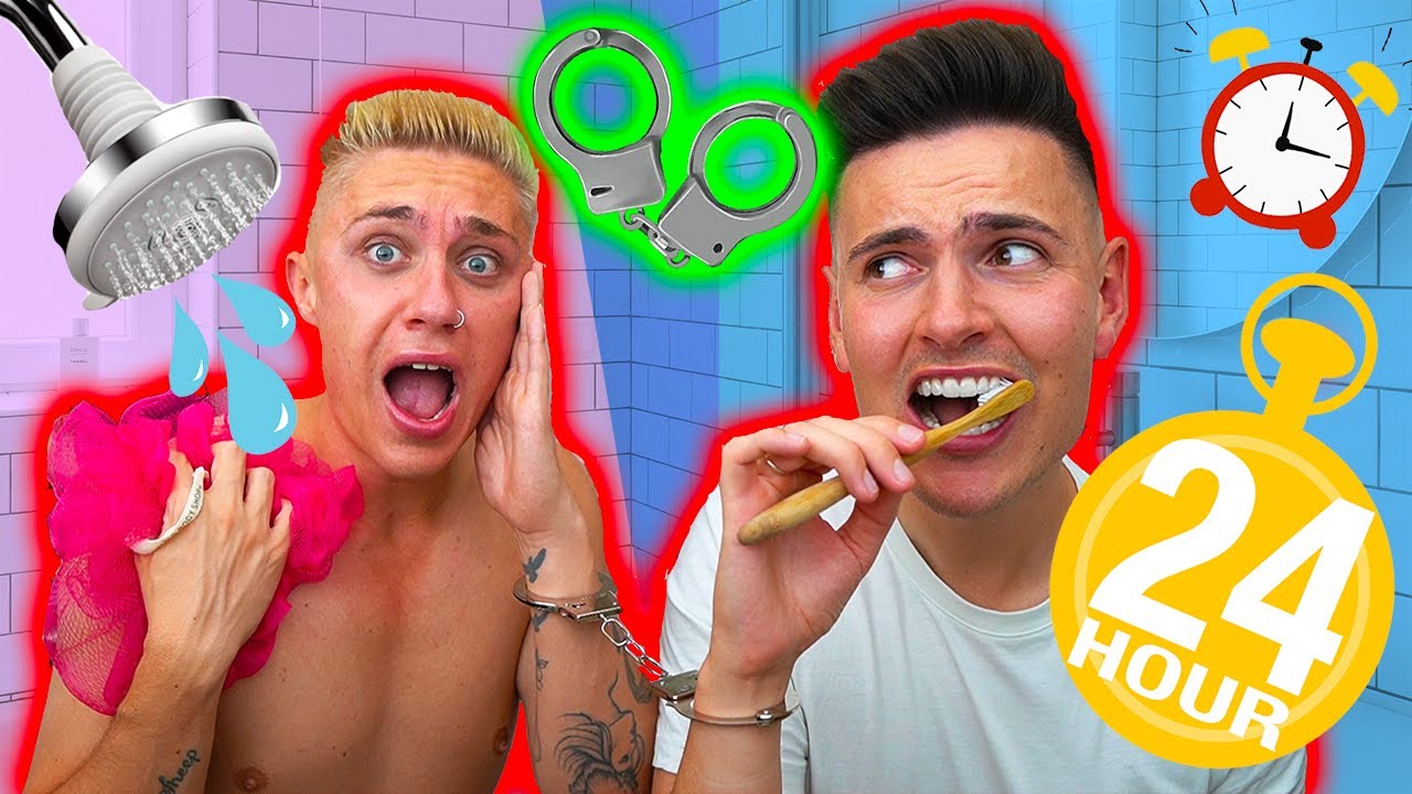 HANDCUFFED to my BOYFRIEND for 24 HOURS Challenge *BAD IDEA*