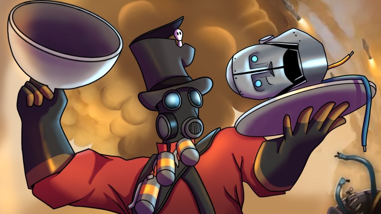 Team Fortress 2 MVM, But We All Play F2P Pyros...