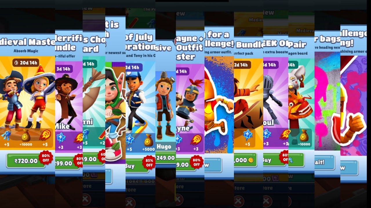 All Upcoming bundles of Subway Surfers World Tour Fantasy Fest 2023 by Time Travel Subway Surfers