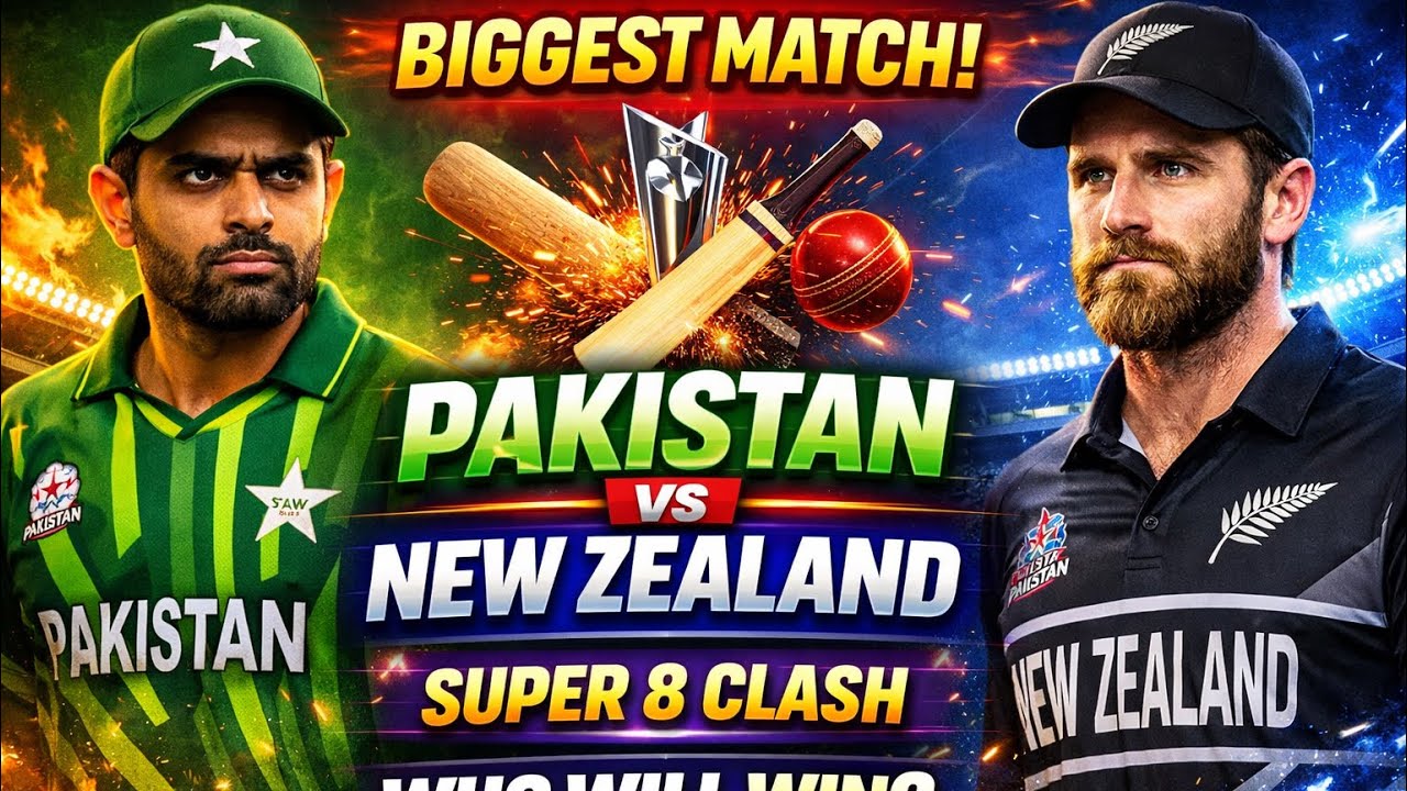 Pakistan vs New Zealand Super 8 Big Match | Pak Playing 11 / Pak vs NZ Super 8 Clash | Who Will Win
