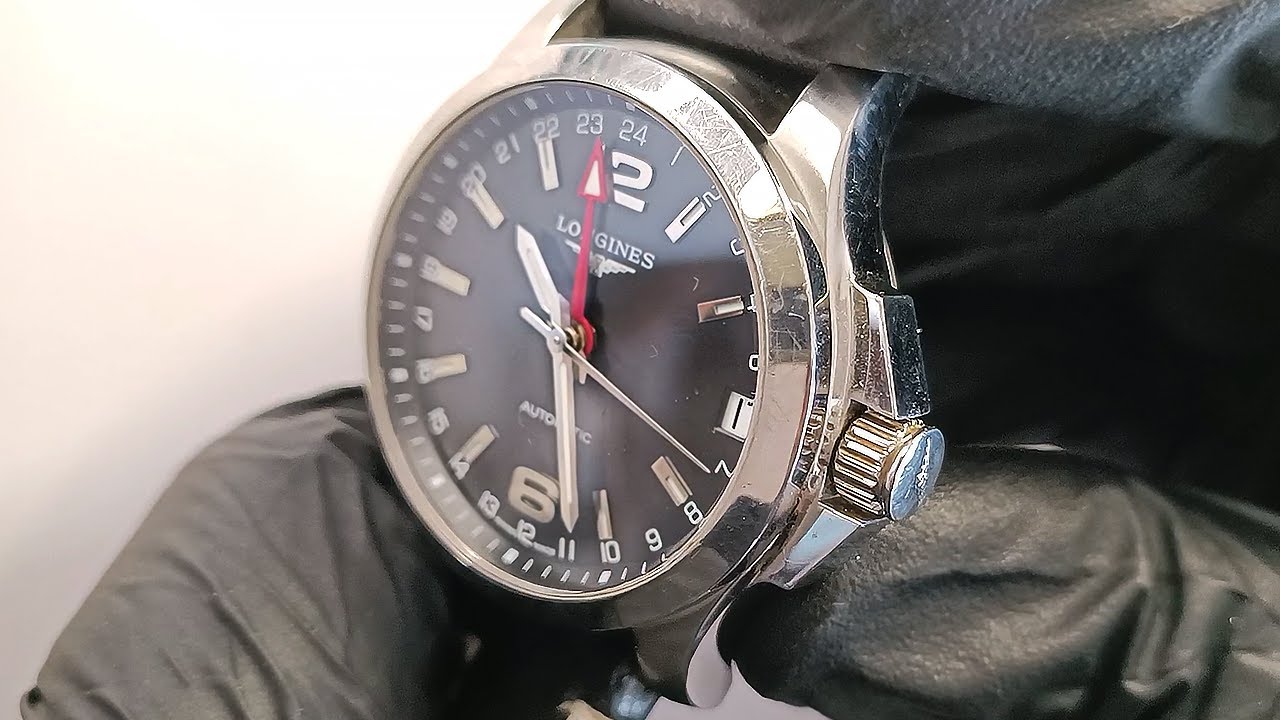 Cleaning and Polishing a Longines Conquest Automatic Watch