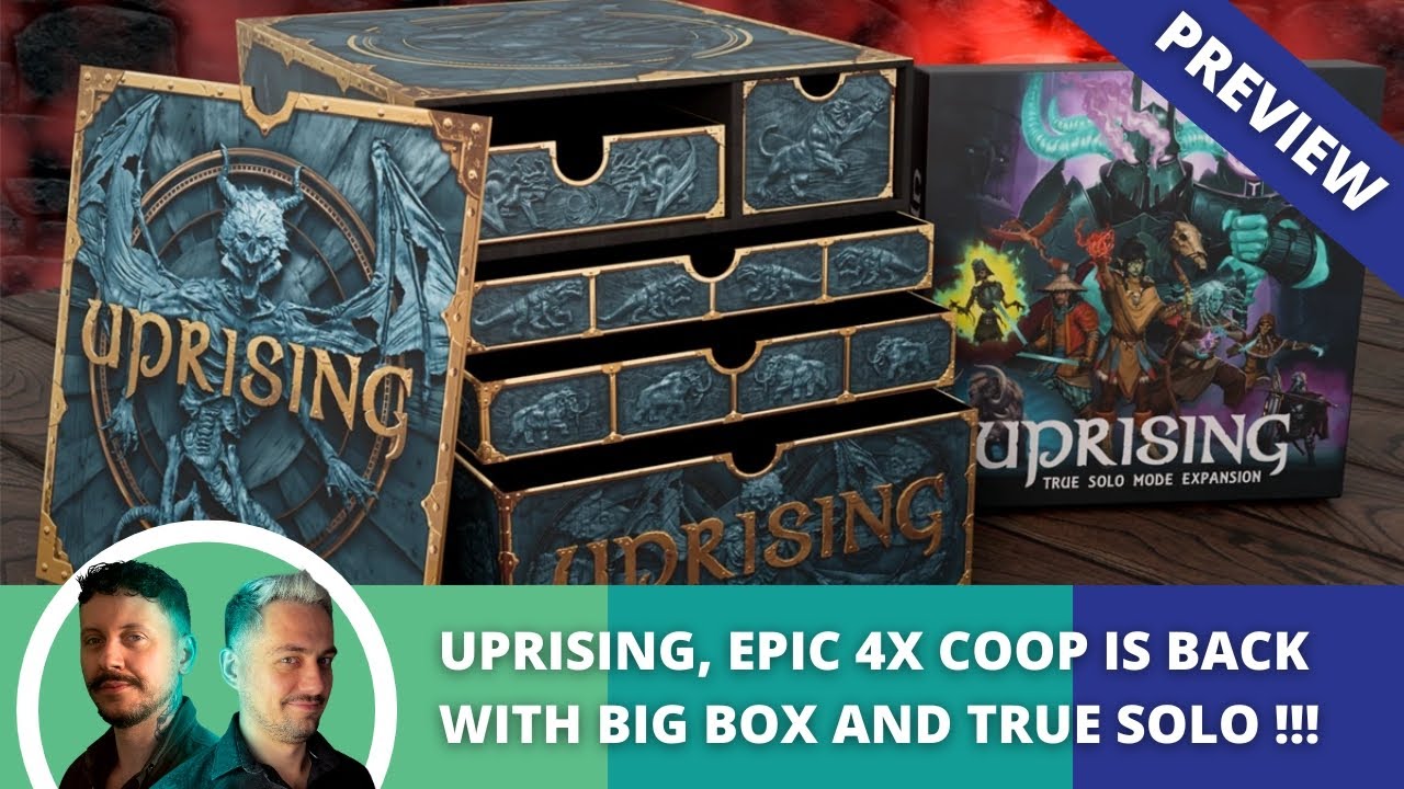Uprising Curse of the Last Emperor: Prototype Preview. Big Box & True Solo Mode is coming!