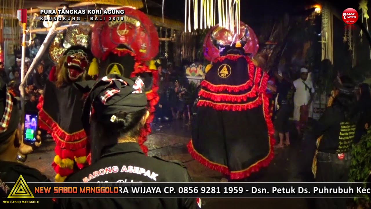 SIMO BARONG Di Iringi Gamelan BALI - NEW SABDO MANGGOLO & SANGGAR SENI BIMA SAKTI Live BALI 2019