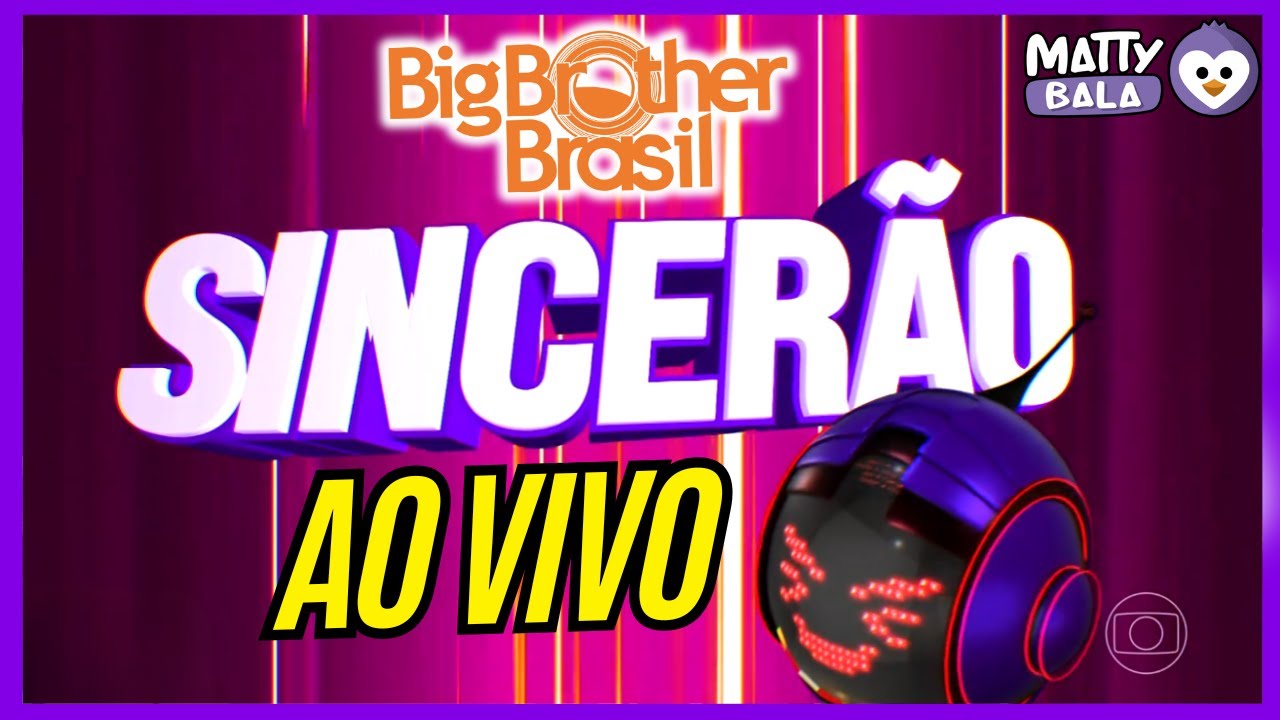 🟣 SINCERÃO AO VIVO - BBB 26 - BIG BROTHER BRASIL #bbb #BBB26