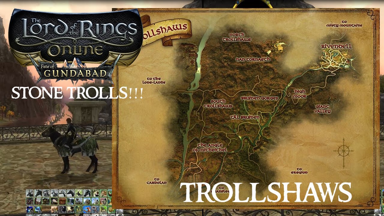 LOTRO: Trollshaws - STONE TROLLS!!