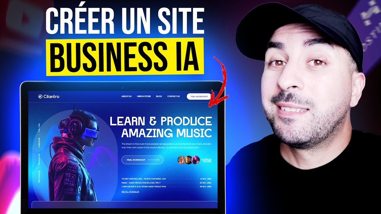 Créer une LANDING PAGE de A à Z avec L'IA