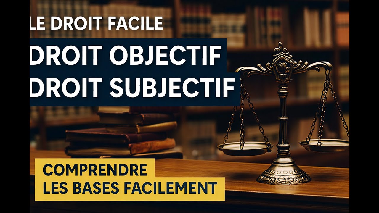 👉 Droit Subjectif vs Droit Objectif  la différence expliquée simplement ⚖️