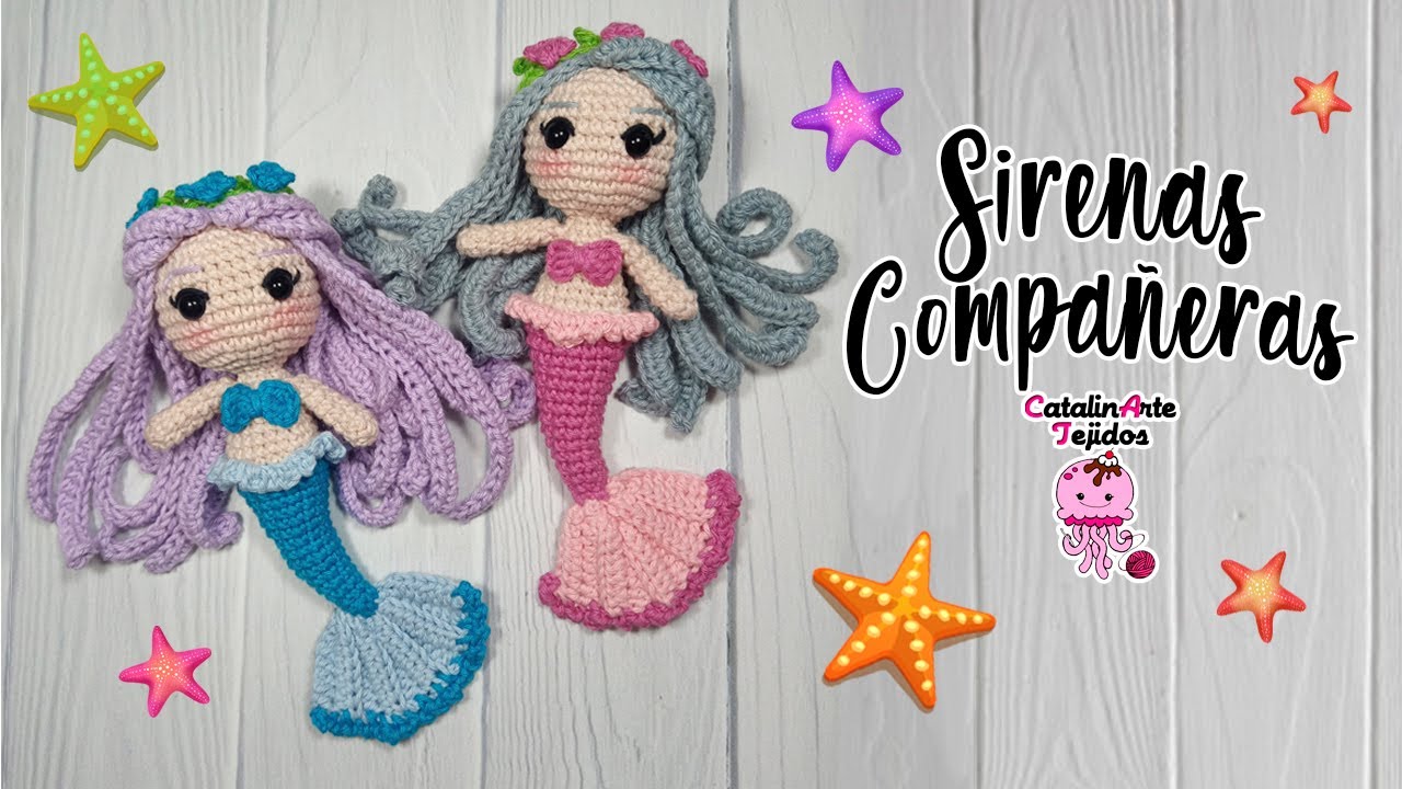 Taller 2 Sirenas compañeras | CatalinArte Tejidos