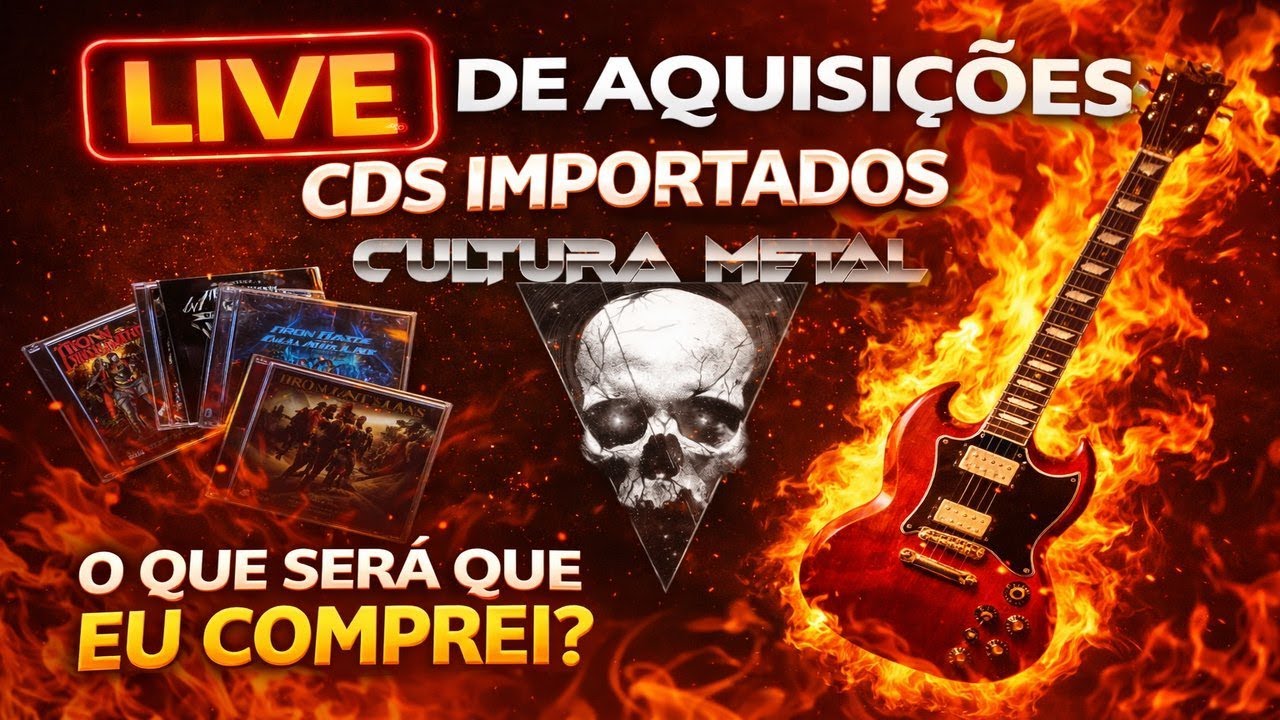 Live de Aquisições várias preciosidades Importadas