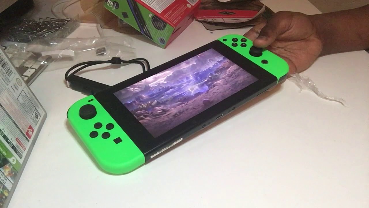 Neon Green Joy-Cons UNBOXING!!