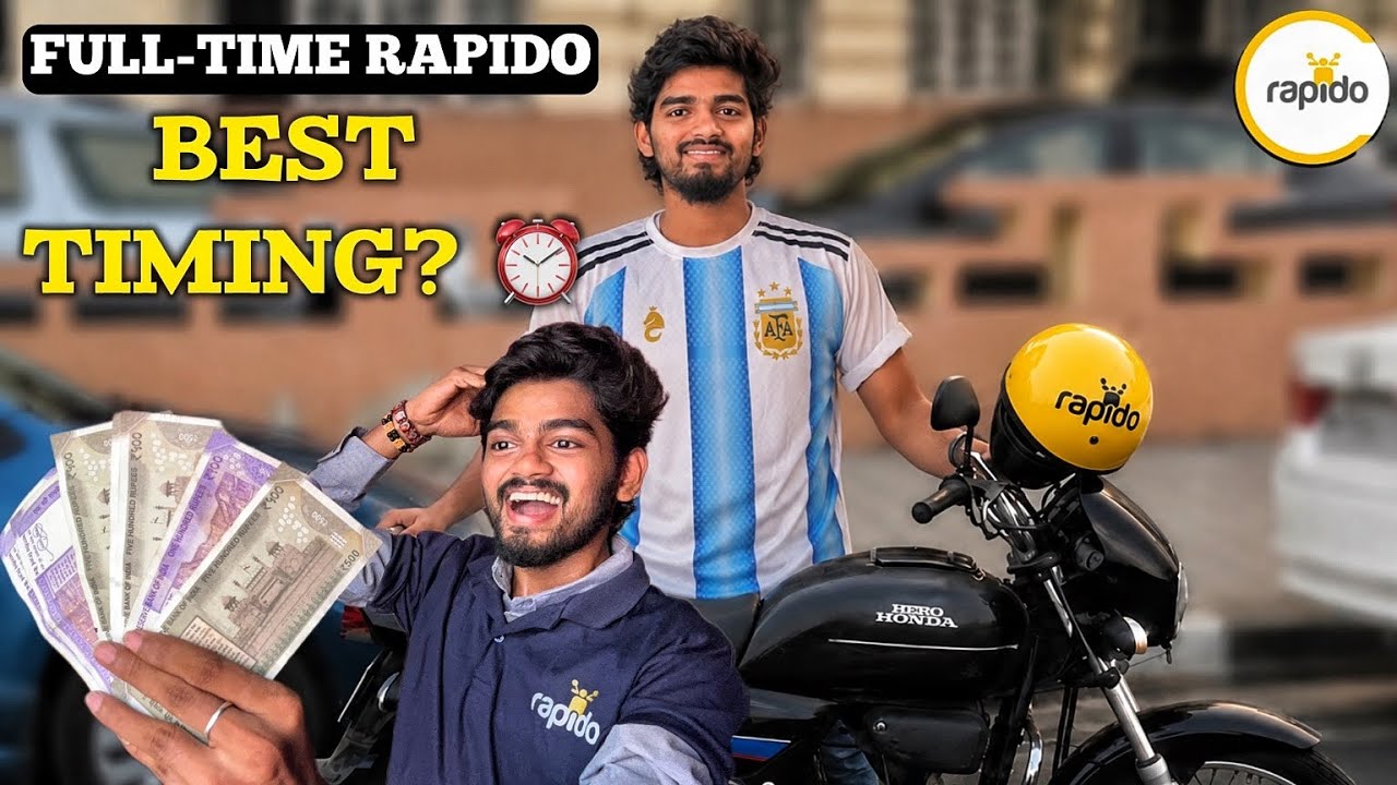 🚀 Full-Time Rapido Best Timing? | அதிக Order வரும் Time இதுதான்! 🔥